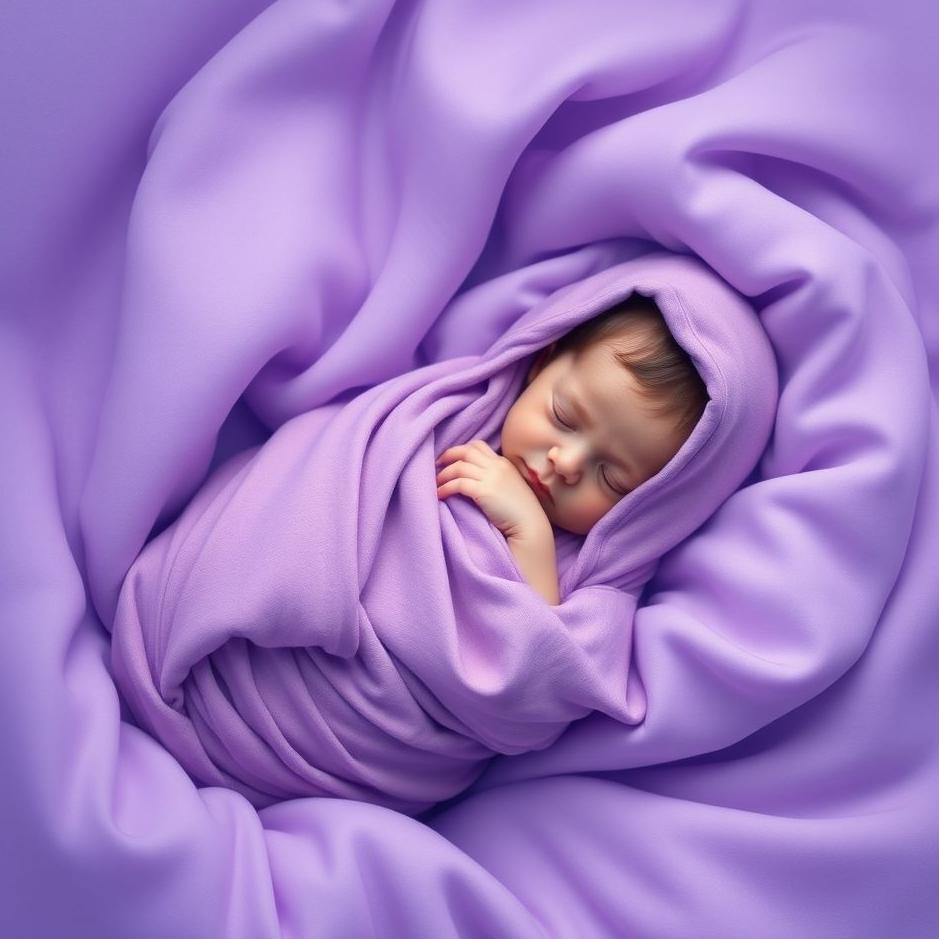 Dream : Purple swaddle in a dream
