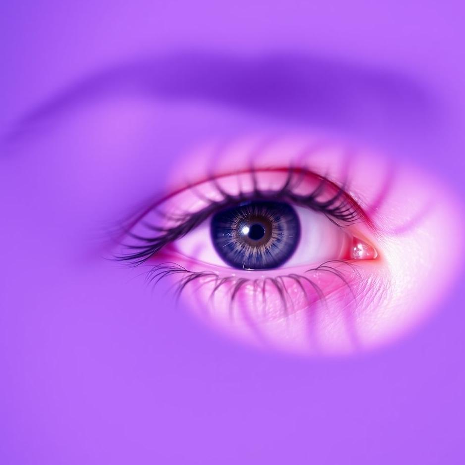 Dream : Purple under the eye in a dream