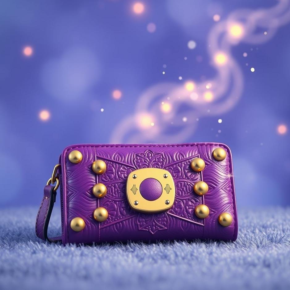Dream : Purple wallet in a dream