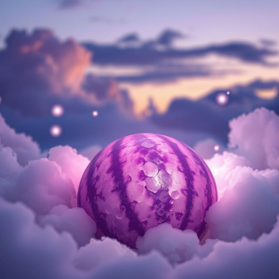 Dream : Purple watermelon in a dream