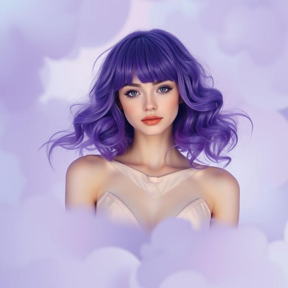 Dream : Purple wig in a dream