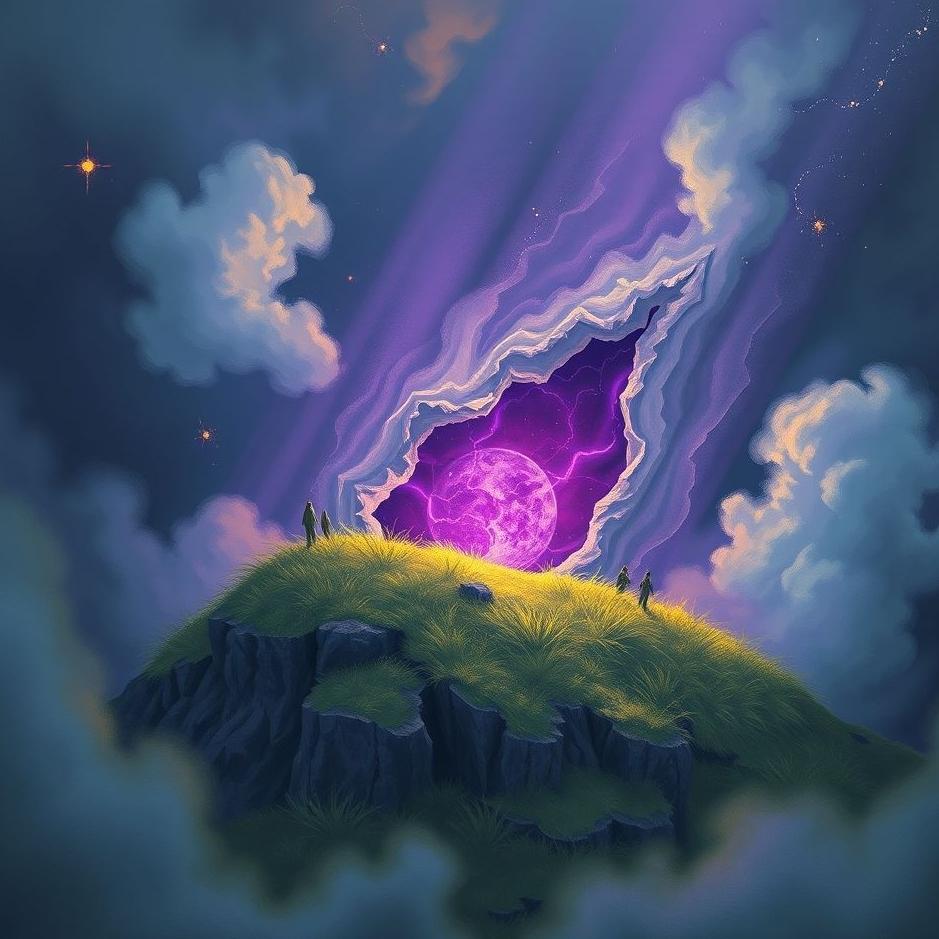 Dream : Purple wound in a dream