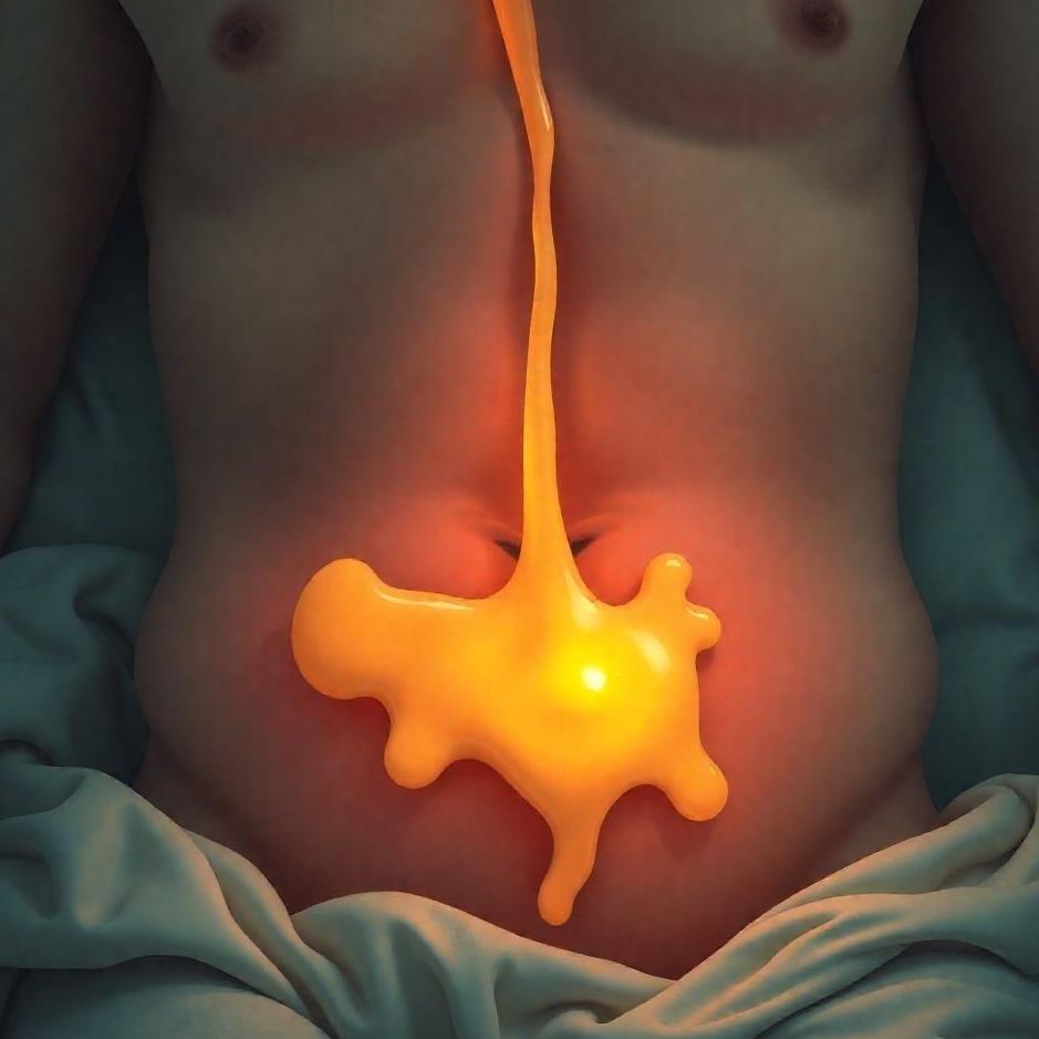 Dream : Pus flowing from the abdomen in a dream