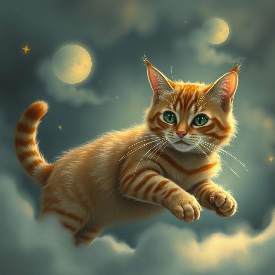 Dream : Pushing a cat in a dream