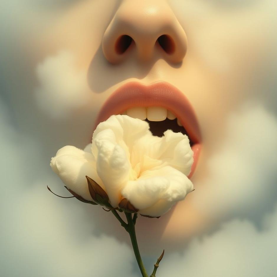 Dream : Put cotton on the mouth in the dream