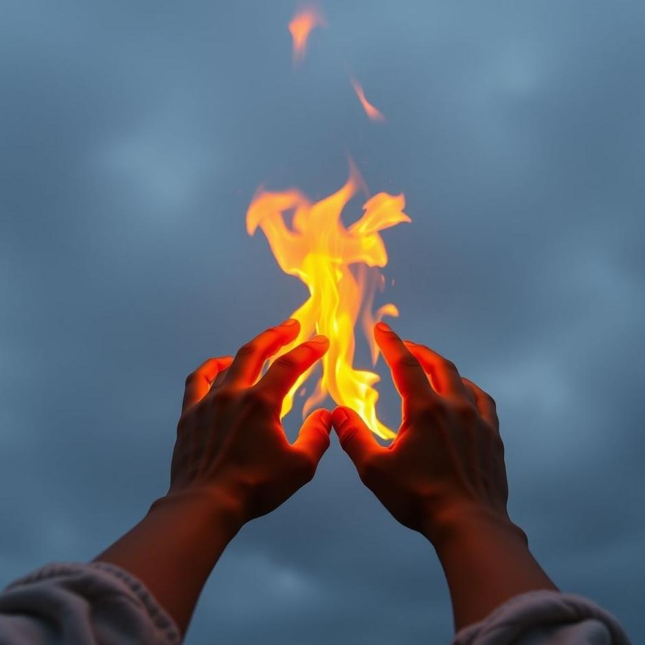 Dream Dictionary : Put hands on fire in the dream