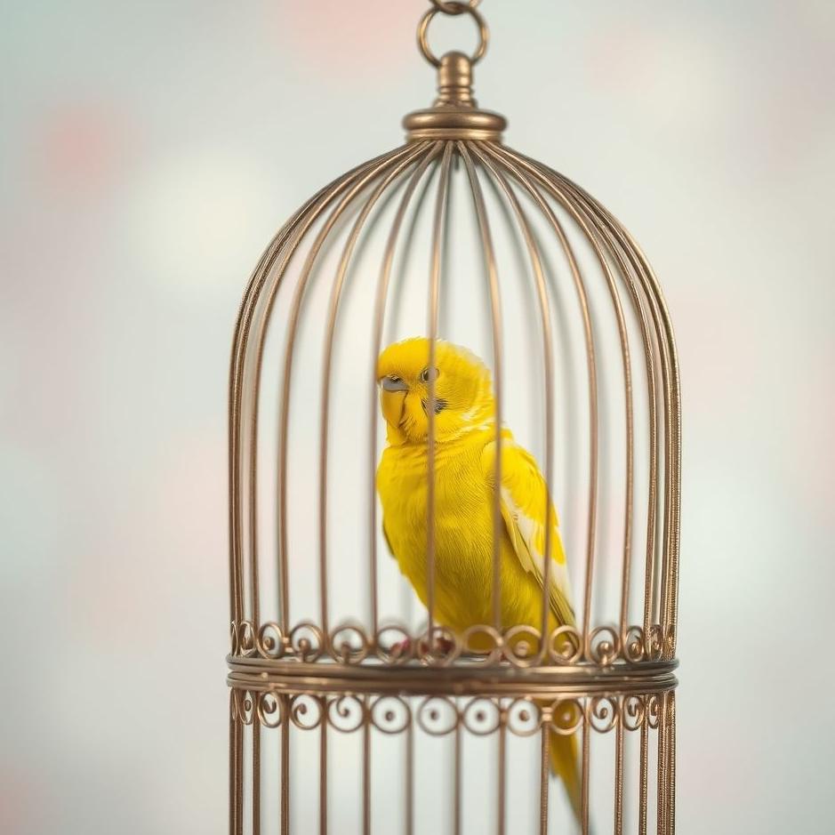 Dream : Putting a budgie in a cage in a dream