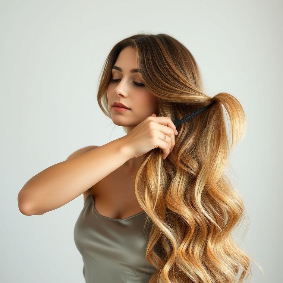 Dream : Putting a hair extension in a dream