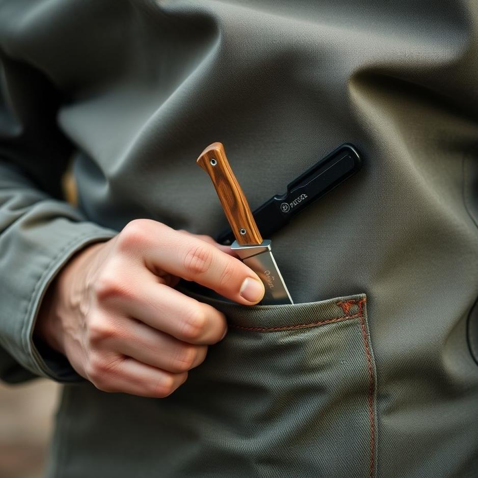 Dream : Putting a knife in your pocket 