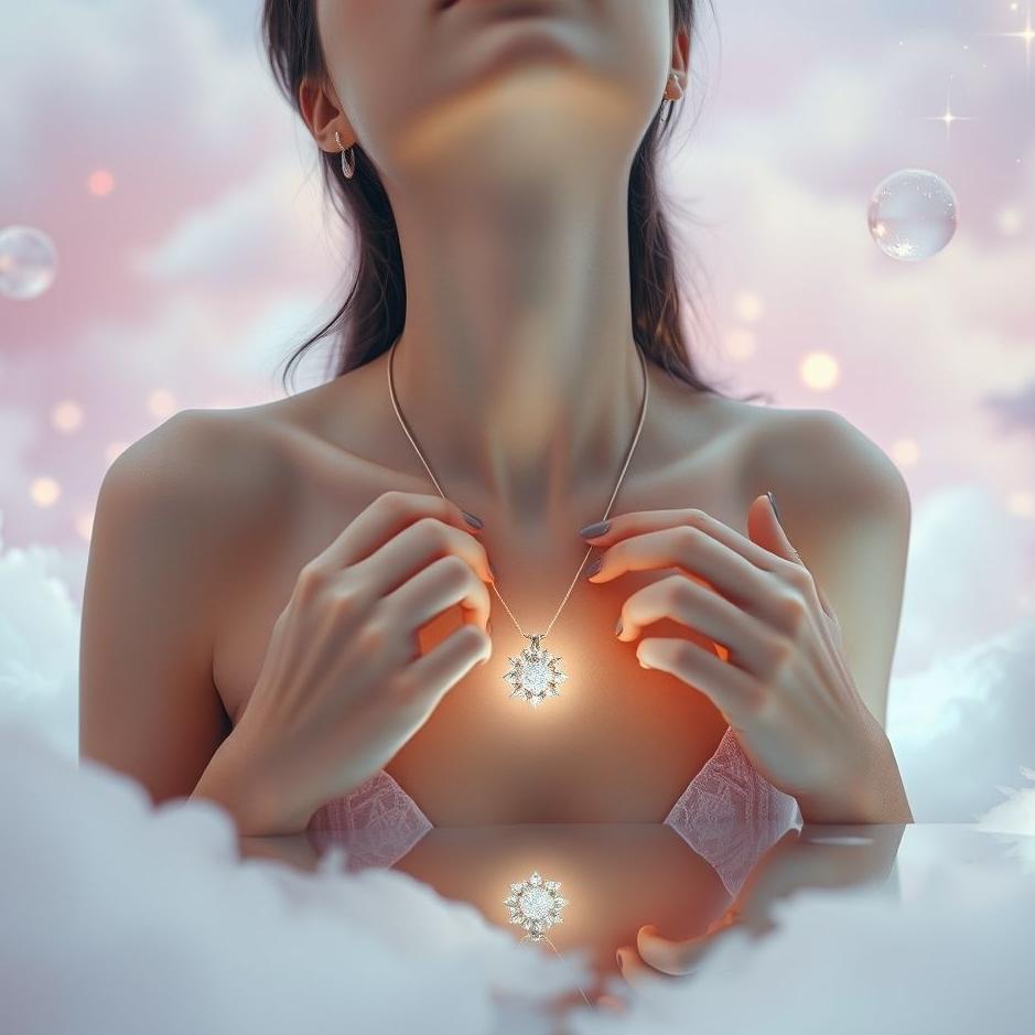 Dream : Putting a necklace on yourself in a dream