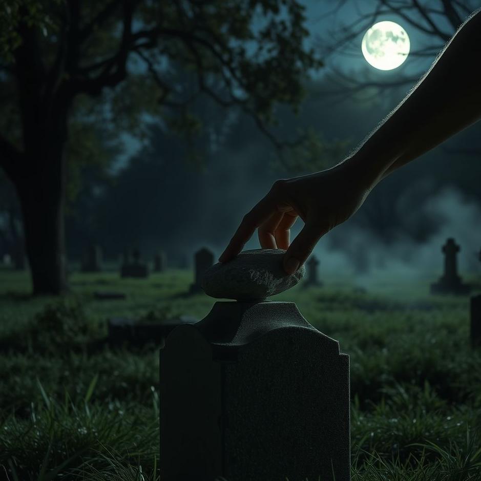 Dream : Putting a stone on a grave in a dream