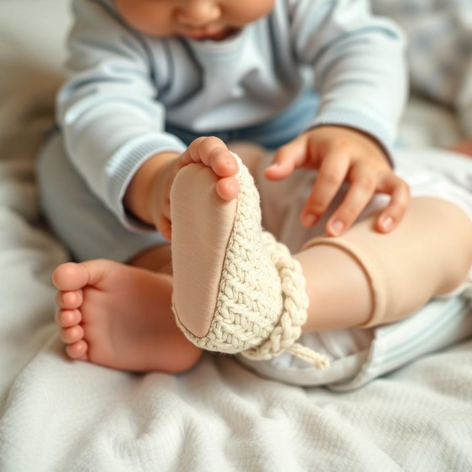 Dream : Putting Booties on a Baby