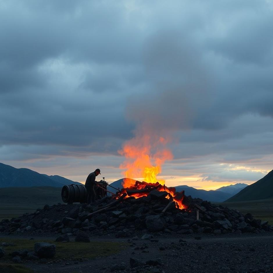 Dream : Putting coal in a dream