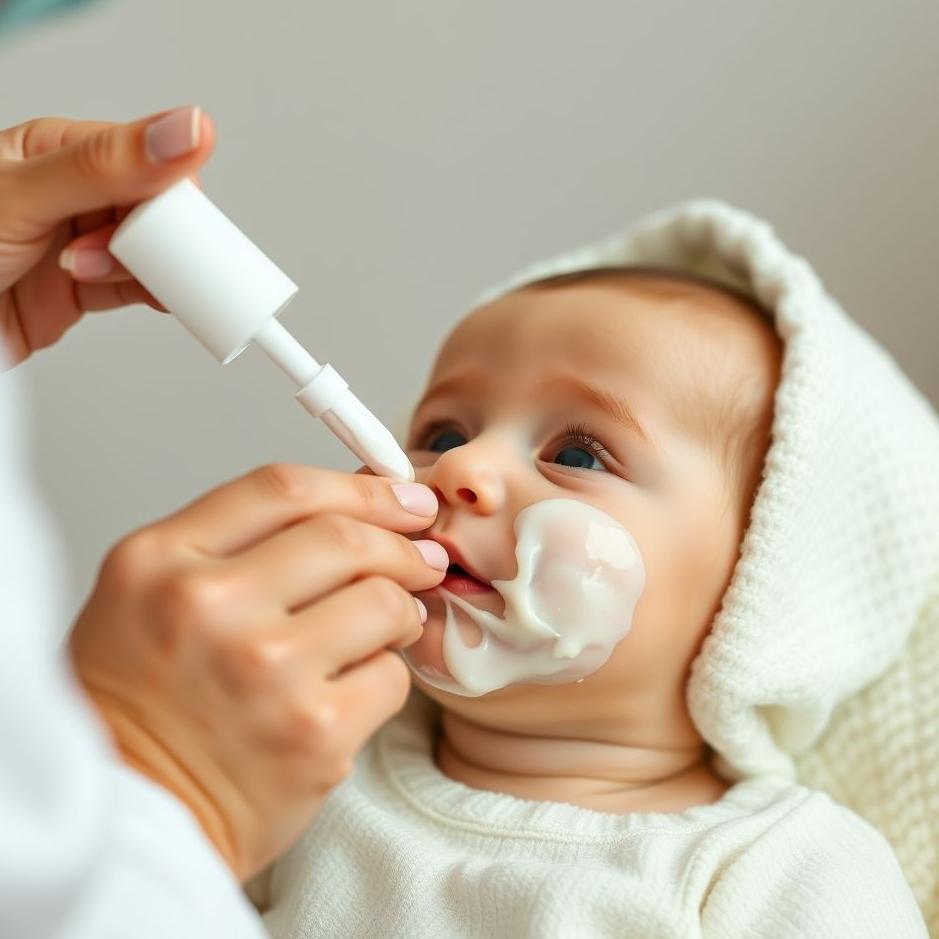 Dream : Putting Cream on a Baby