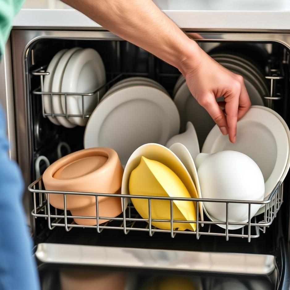 Dream : Putting dishes in the dishwasher 