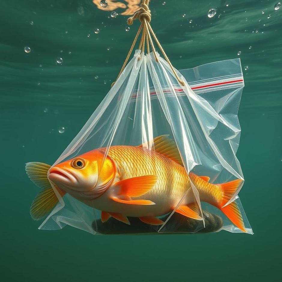 Dream : Putting fish in a bag in a dream