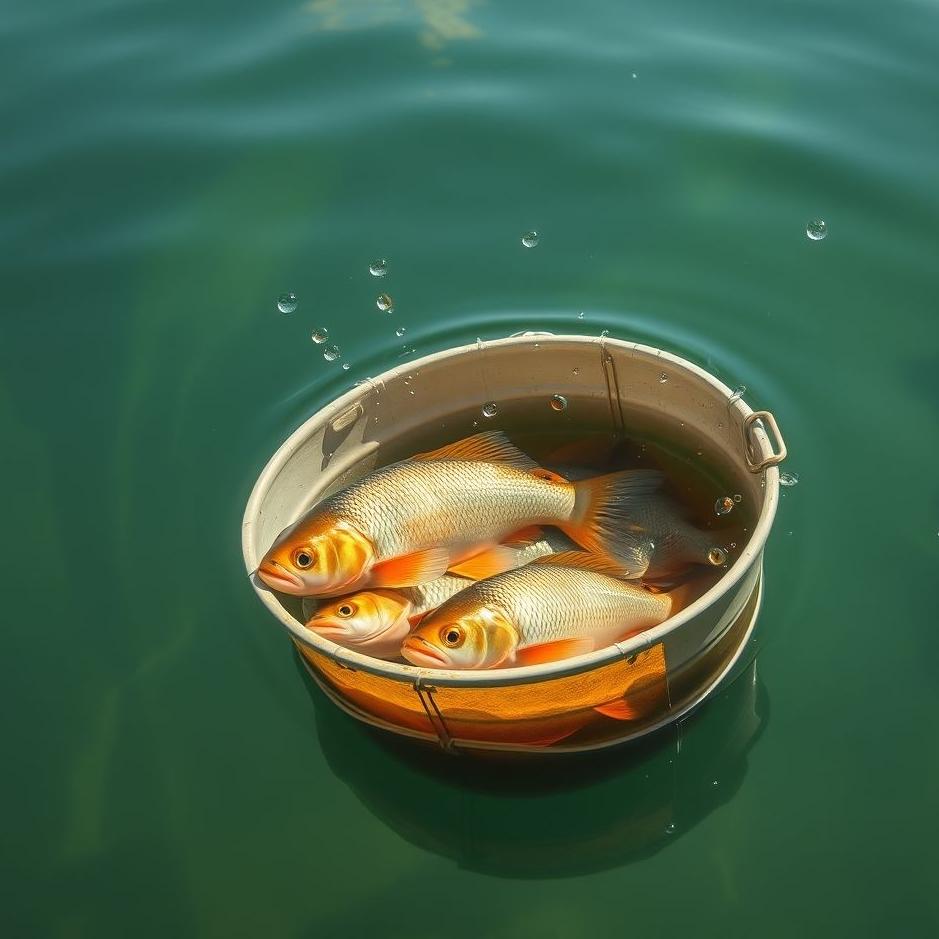 Dream : Putting fish in a bucket in a dream