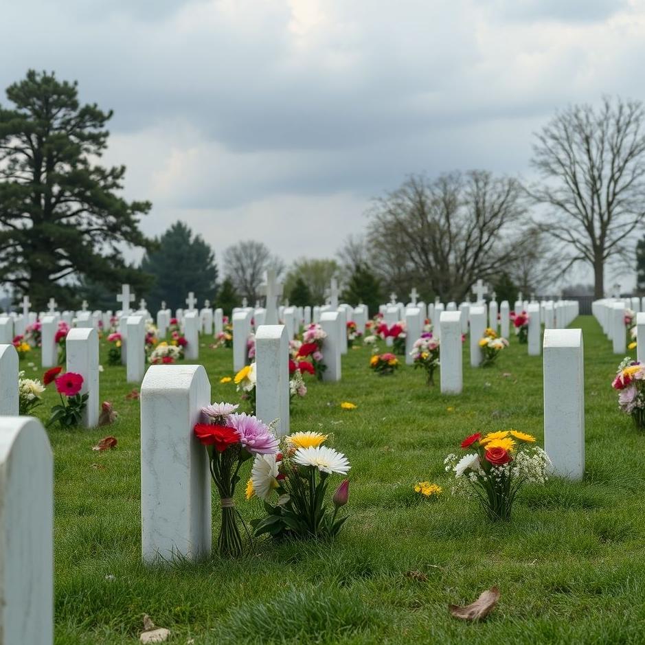 Dream : Putting flowers in a cemetery in a dream