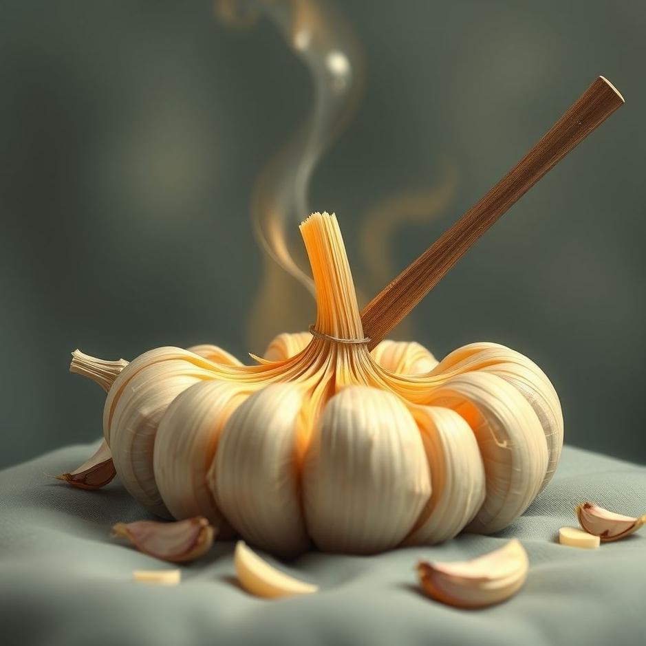 Dream : Putting garlic in a dream