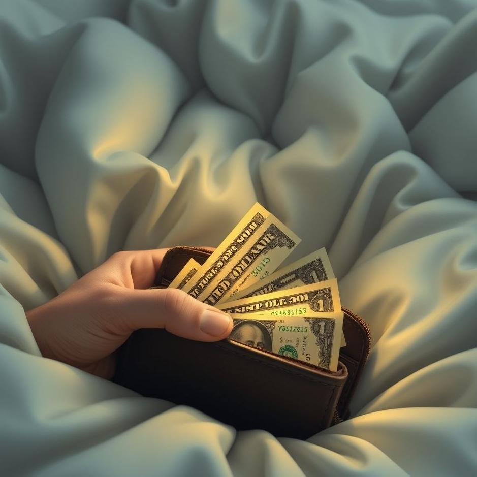 Dream : Putting money in a wallet in a dream