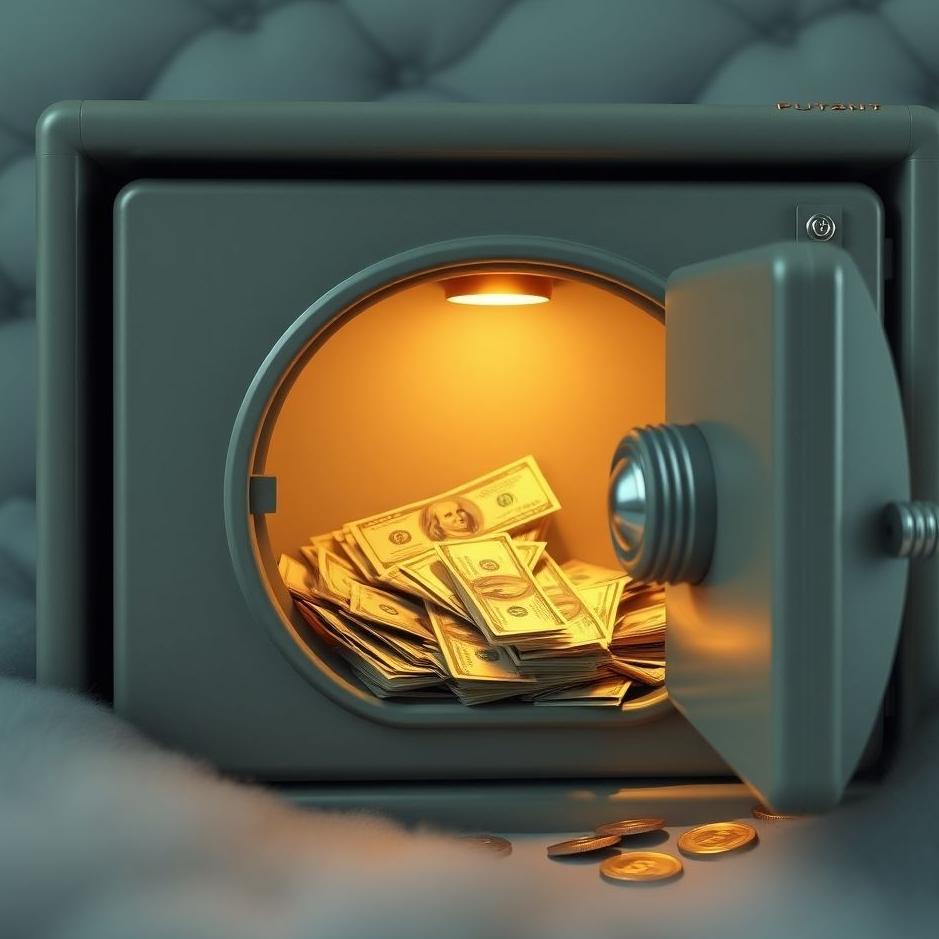 Dream : Putting money into a safe in a dream