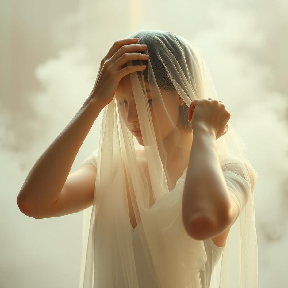 Dream : Putting on a veil in a dream