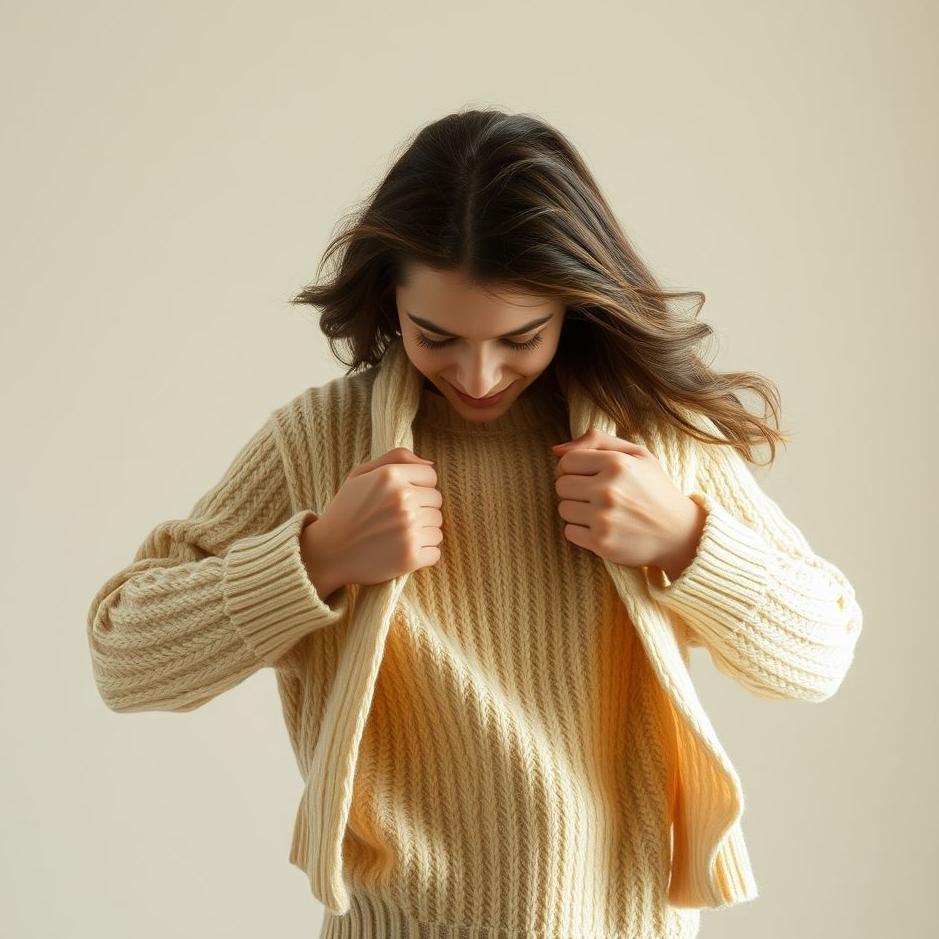 Dream : Putting on and taking off a sweater in a dream