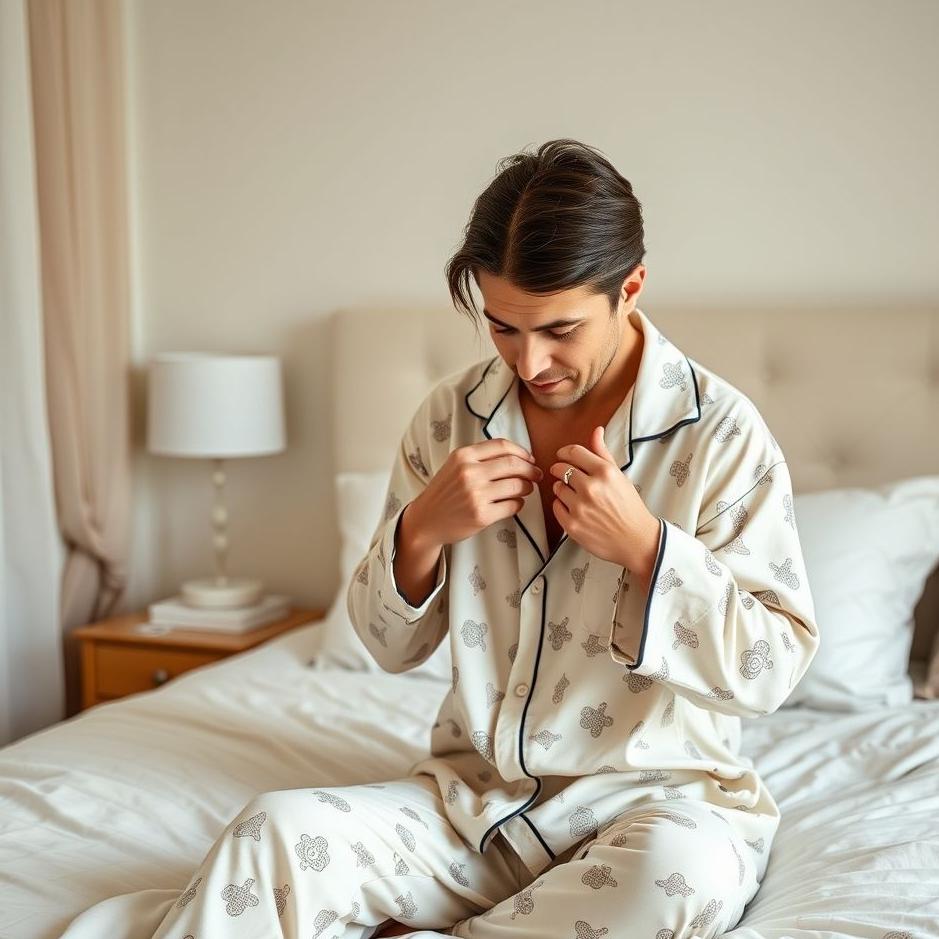 Dream : Putting on pajamas