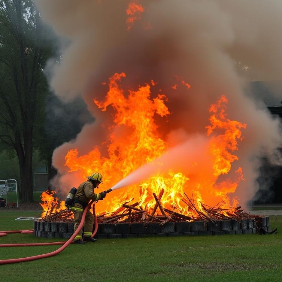 Dream Dictionary : Putting out a fire with a hose