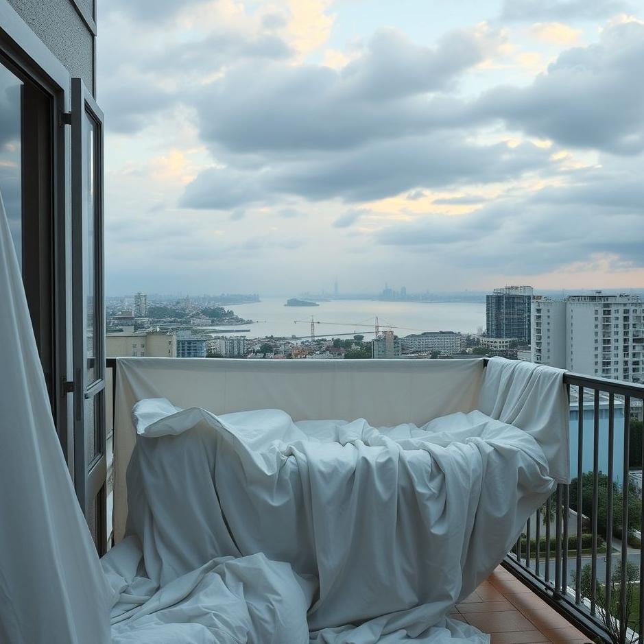 Dream Dictionary : Putting sheets on the balcony in a dream