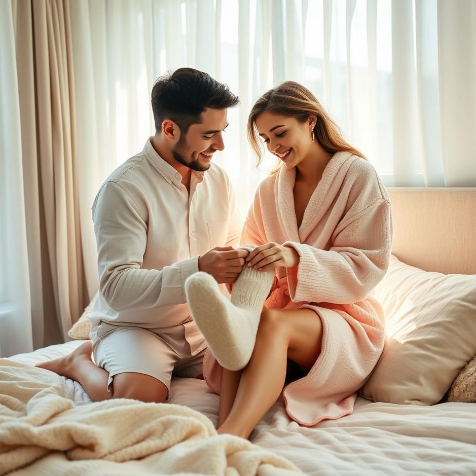 Dream : Putting socks on your wife