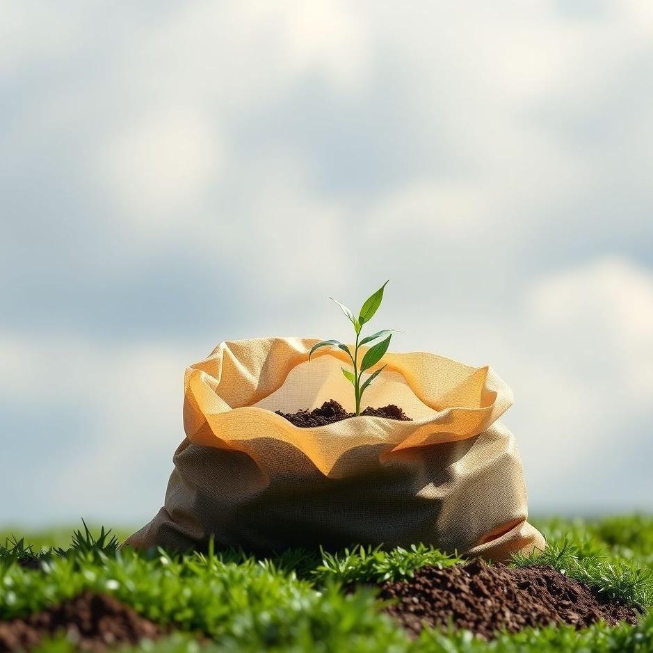 Dream : Putting soil in a bag in a dream