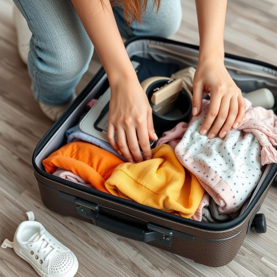 Dream : Putting Stuff in a Suitcase