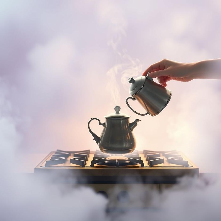 Dream : Putting tea water on the stove in a dream