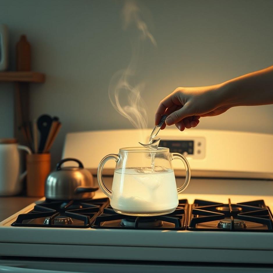 Dream : Putting water on the stove in your dream