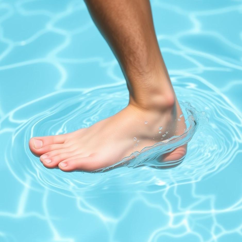 Dream : Putting your foot in a pool