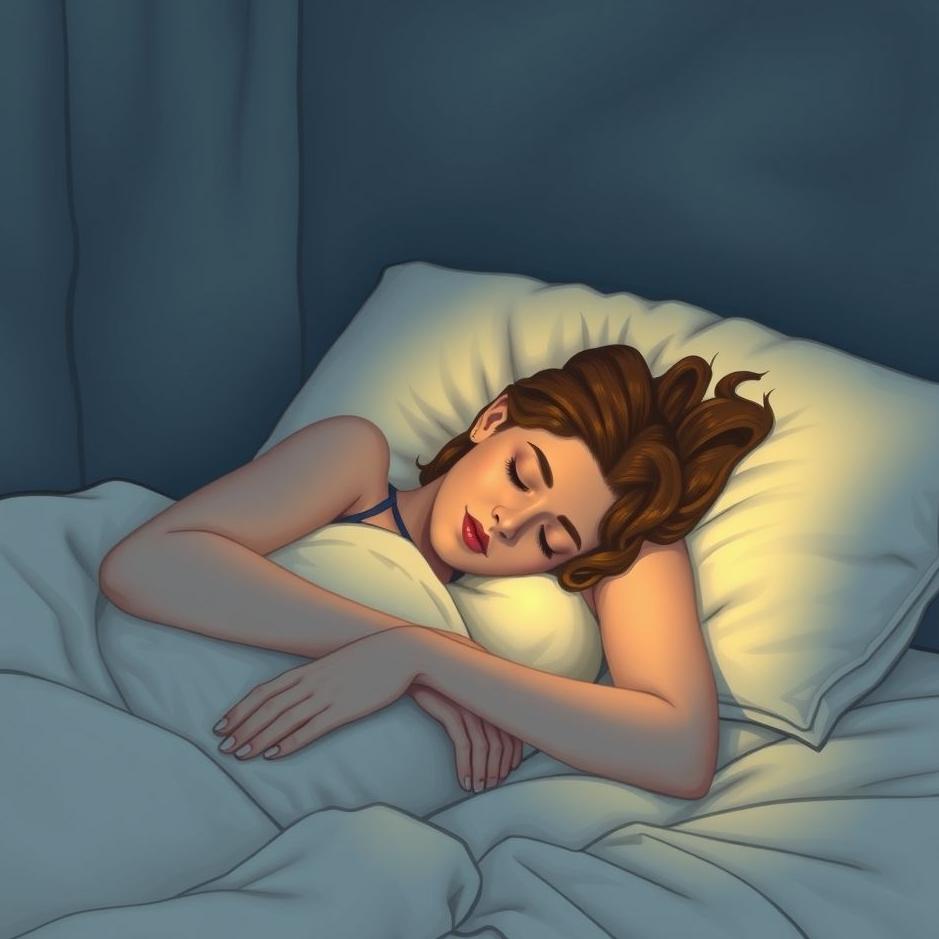 Dream : Putting your head on your lap in a dream