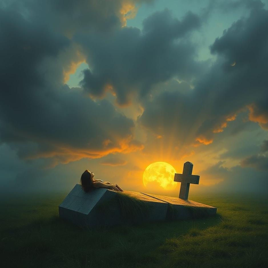 Dream : Putting yourself in a grave in a dream