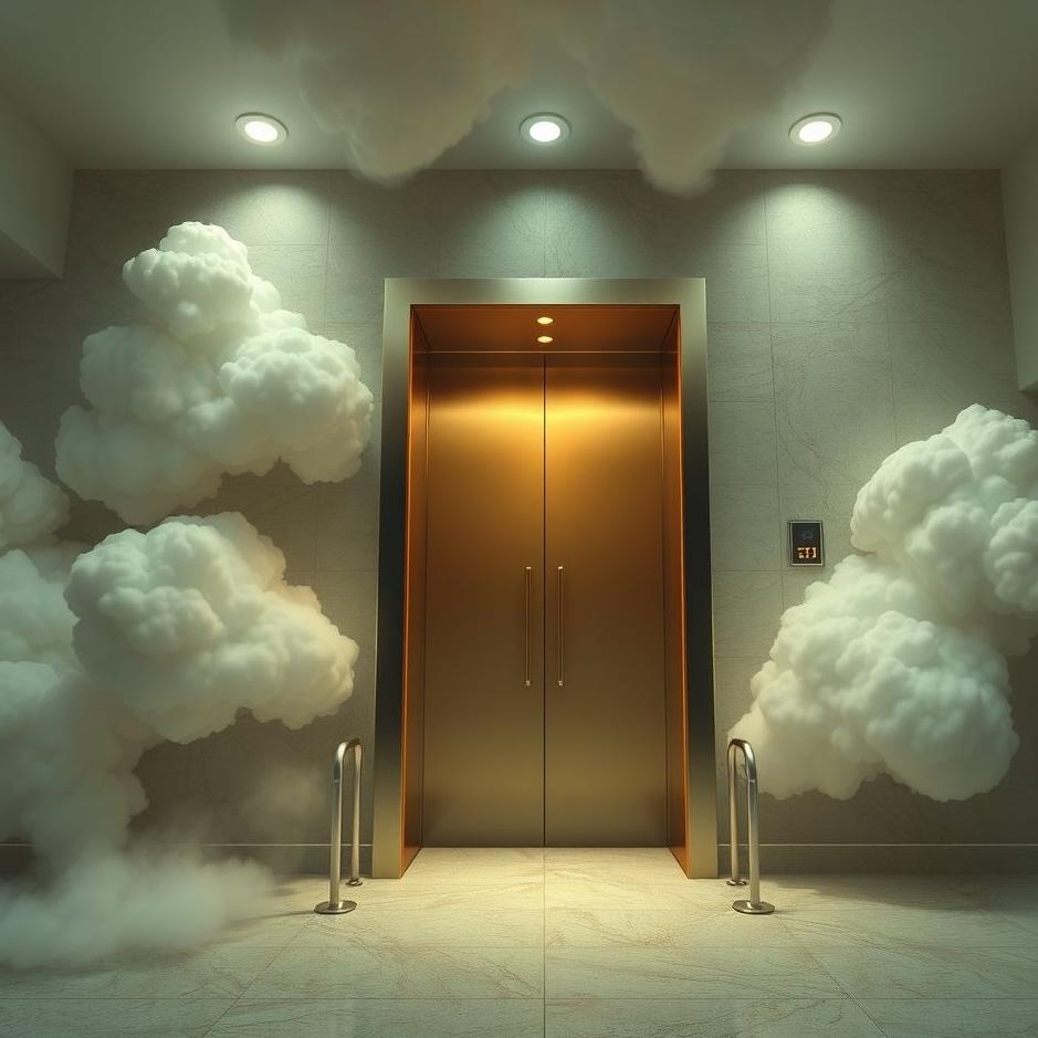 Dream : Quickly exit with the elevator in the dream