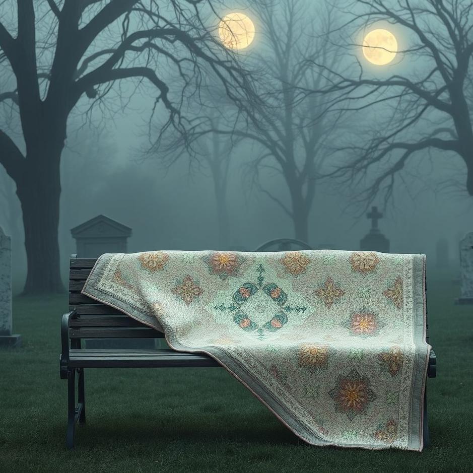 Dream : Quilt in a cemetery in a dream