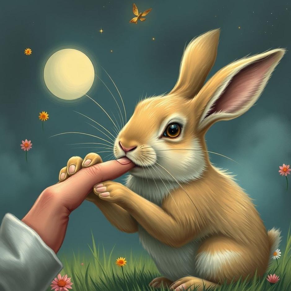 Dream : Rabbit bite your finger in a dream