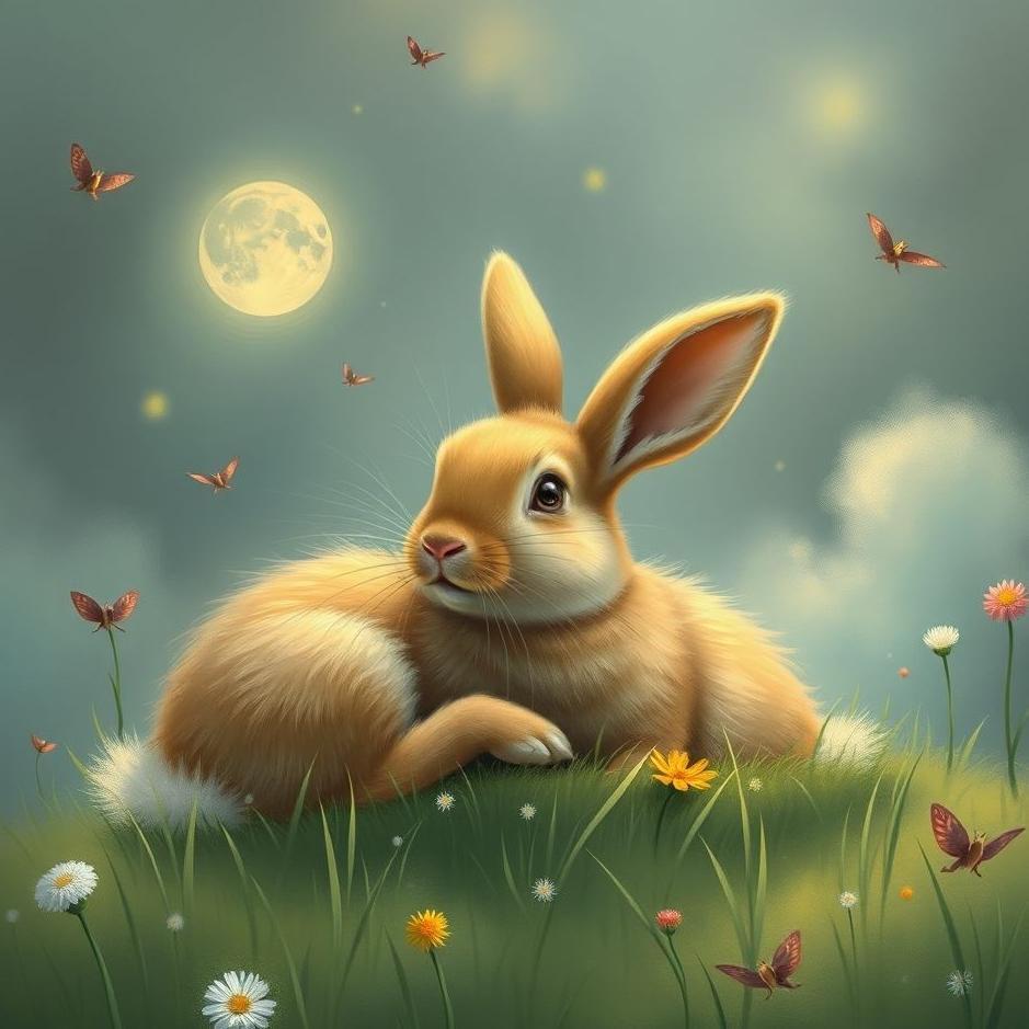 Dream : Rabbit in your lap in your dream