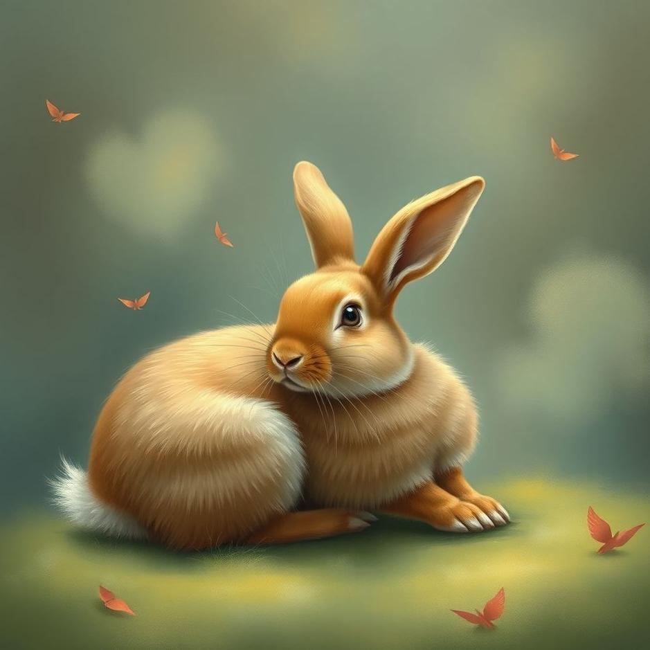 Dream : Rabbit on your lap in a dream