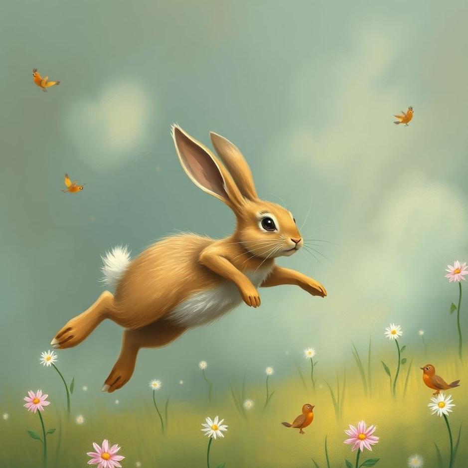Dream : Rabbit running away in a dream