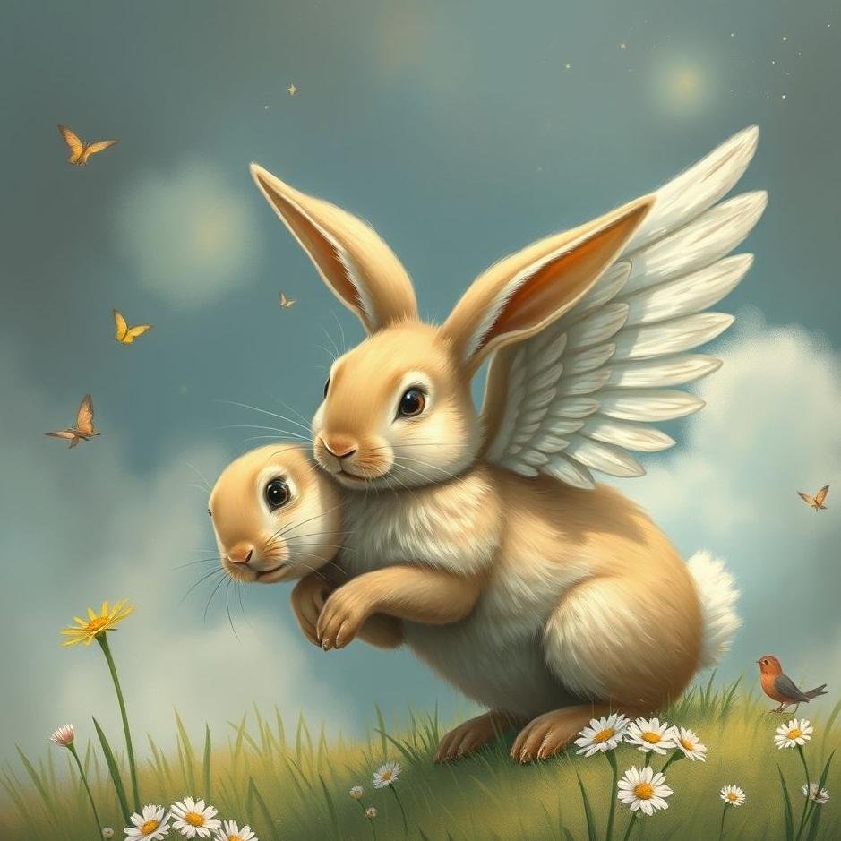 Dream : Rabbit with wings in your dream