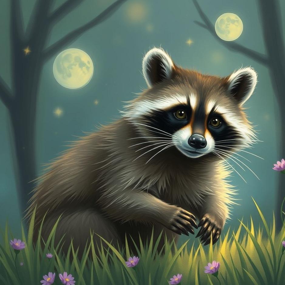 Dream : Raccoon in a dream
