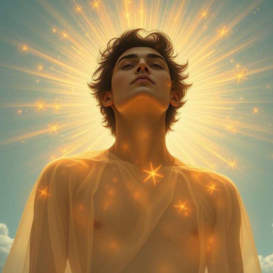 Dream : Radiant man in a dream