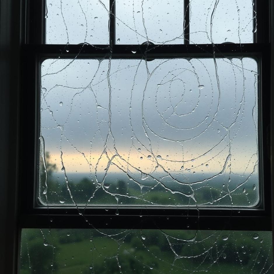 Dream : Rain coming in through the window in a dream