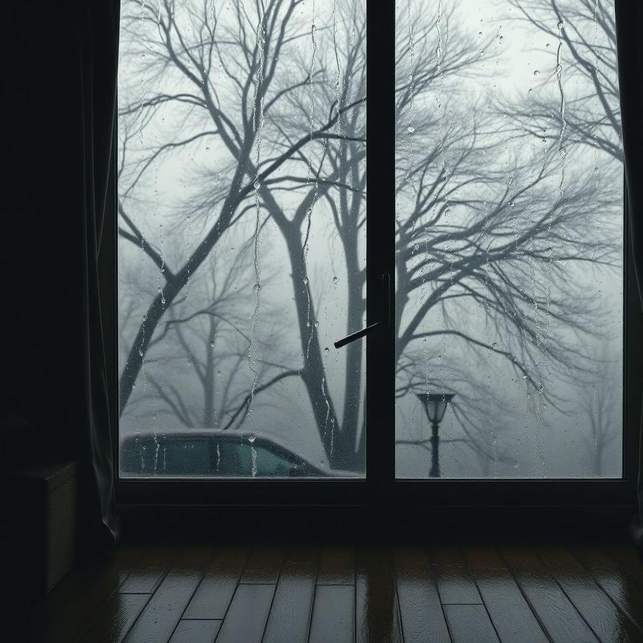 Dream : Rain hitting the glass 