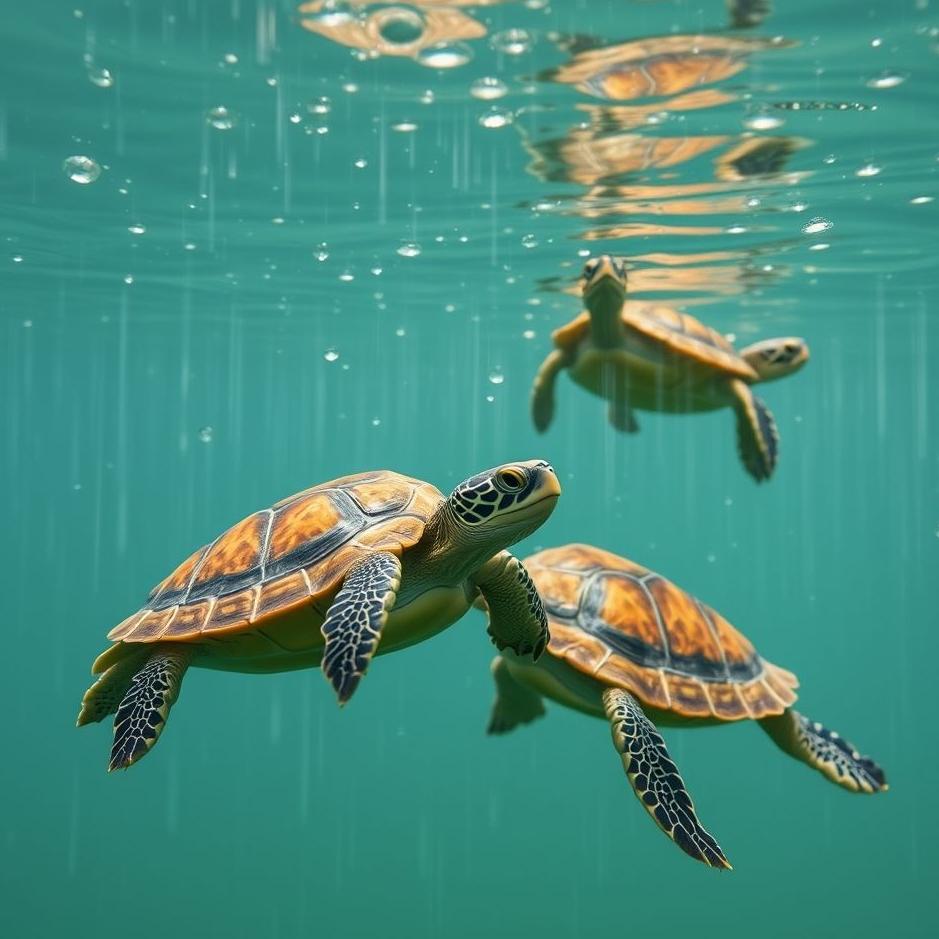 Dream : Rain of turtles in a dream